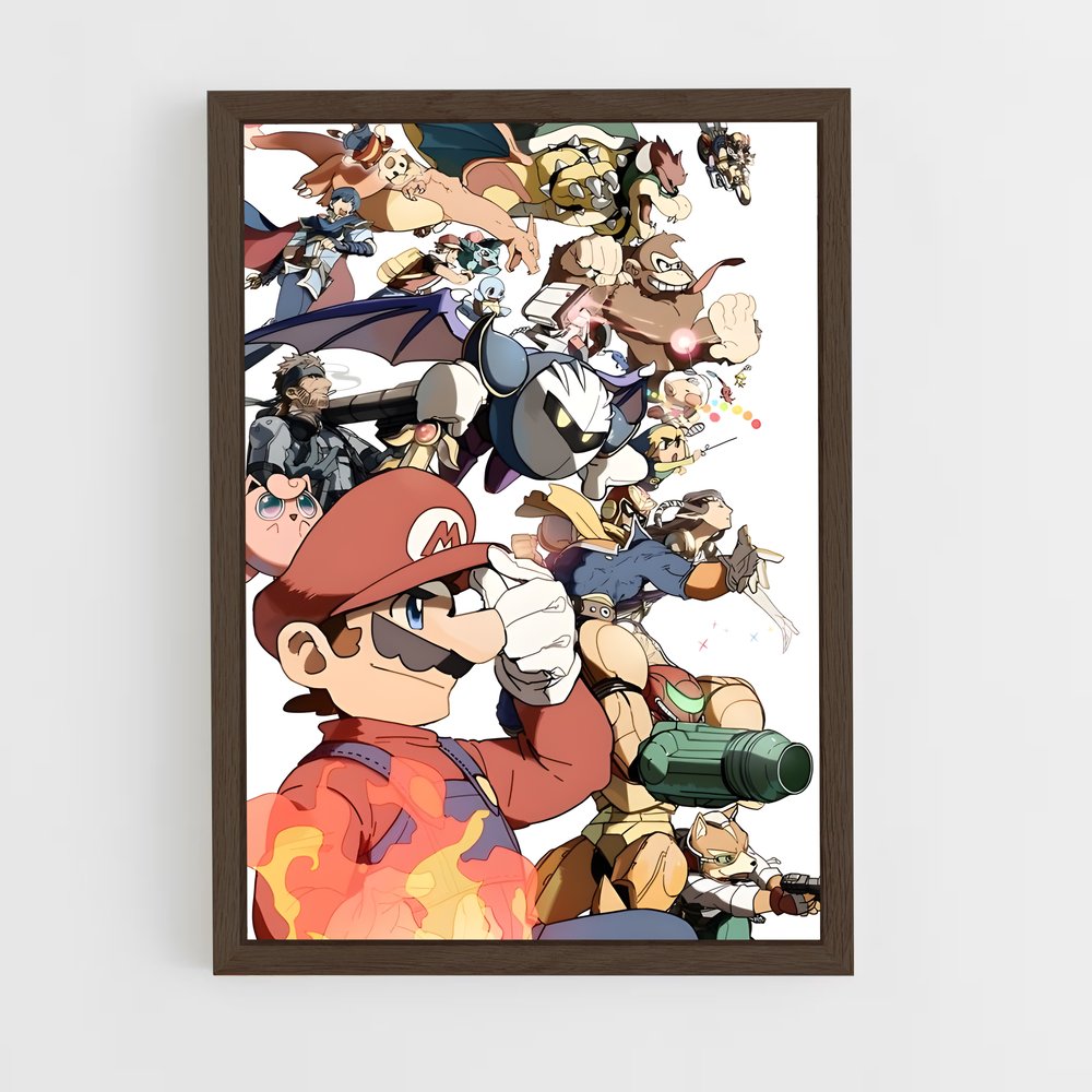 Poster Pokémon Symphony – affiche Super Smash Bros (vue 5)